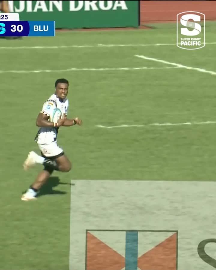 のインスタグラム：「Ripper effort late from @fijian_drua_official 💥  One of the great tries that never was.  #SuperRugbyPacific」