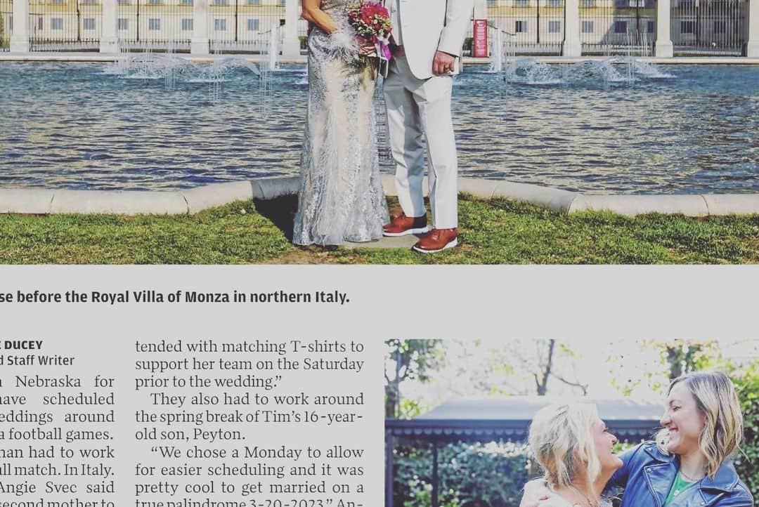 ジョーダン・ラーソンさんのインスタグラム写真 - (ジョーダン・ラーソンInstagram)「Appreciation post ✨  When friends turn family decide to fly to Italy to get married 🤍   Read about it in the Omaha World Herald 🤍」5月3日 5時00分 - gov1007