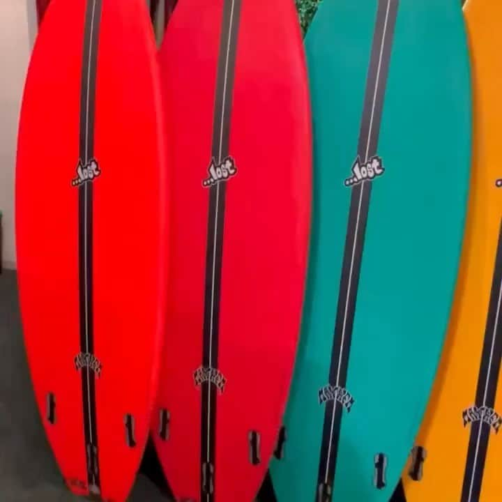 ロストのインスタグラム：「The #RNF96 in #LightSpeed Built by #LostSurfboards. 🎥 @lostsurfboardsjapan @luvsurf_japan」