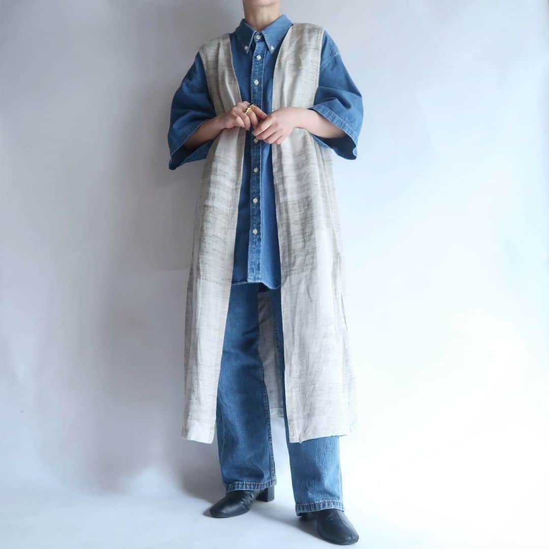 TheSunGoesDownさんのインスタグラム写真 - (TheSunGoesDownInstagram)「long knit vest cardigan  staff 157cm」5月3日 20時28分 - tsgd_tokyo