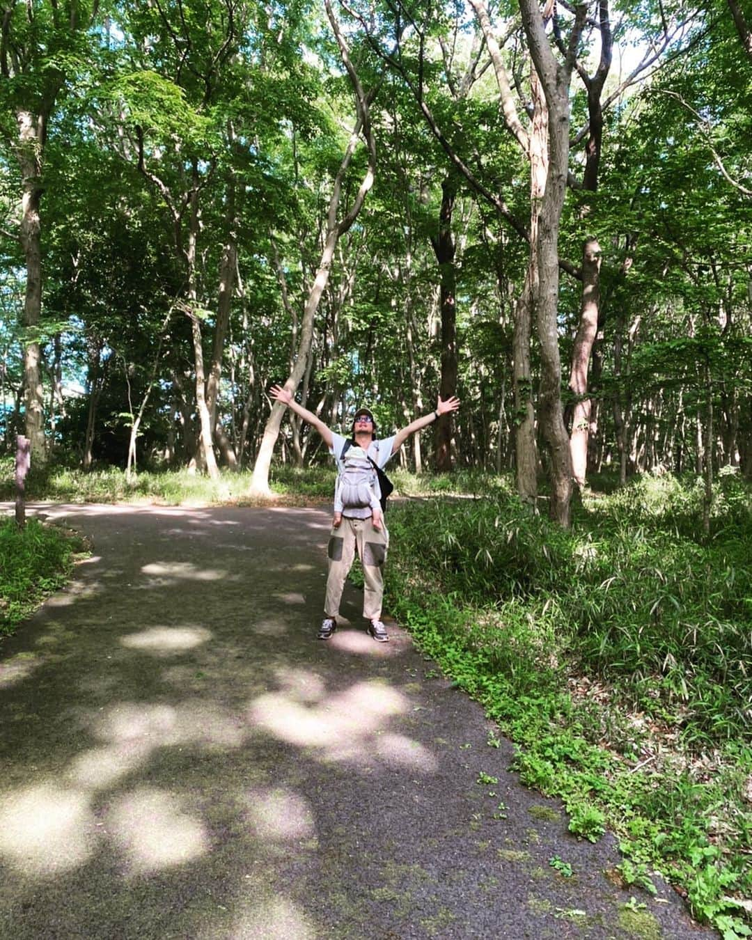 平沼紀久のインスタグラム：「GW🌲🍃」