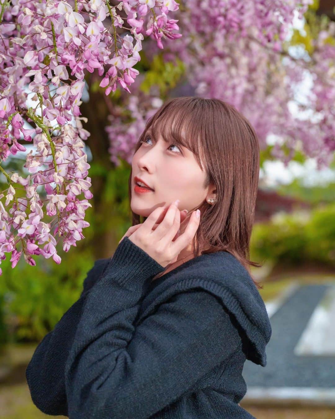 明石奈津子のインスタグラム：「* hello🌸」