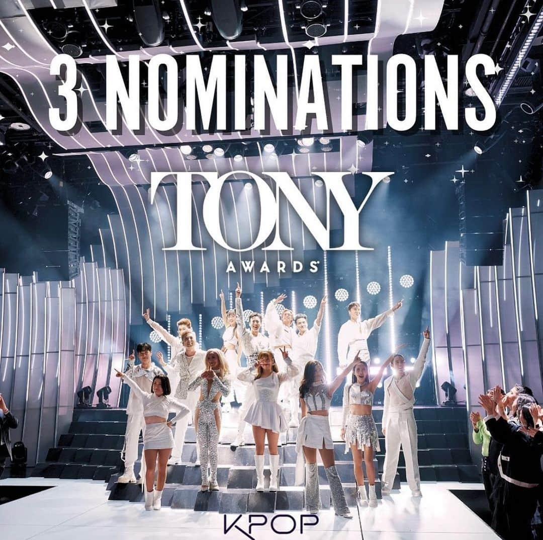 ミン のインスタグラム：「브로드웨이 케이팝이 토니 어워즈 후보에 올랐습니다.  OMG! We are nominated for @thetonyawards  Happy #aapiheritagemonth  💕 @kpopbroadway」