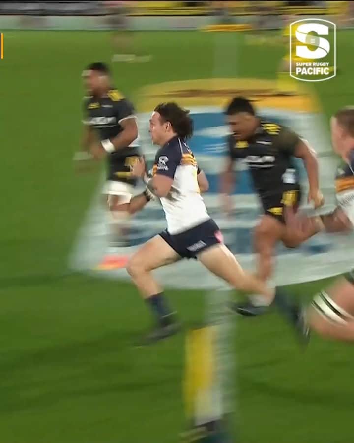 のインスタグラム：「Your weekly reminder that @corey_toole7 is rapid 💨  @brumbiesrugby will be after more counter-attack like this in their Round 11 clash with the @melbournerebels!  #SuperRugbyPacific」