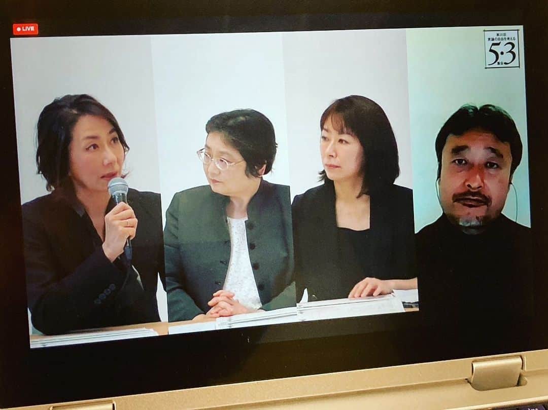 長野智子さんのインスタグラム写真 - (長野智子Instagram)「ご覧いただいた皆様、ありがとうございました。  #GW #民主主義 #憲法記念日 #めっちゃ熱く語った」5月3日 18時09分 - naganotomoko