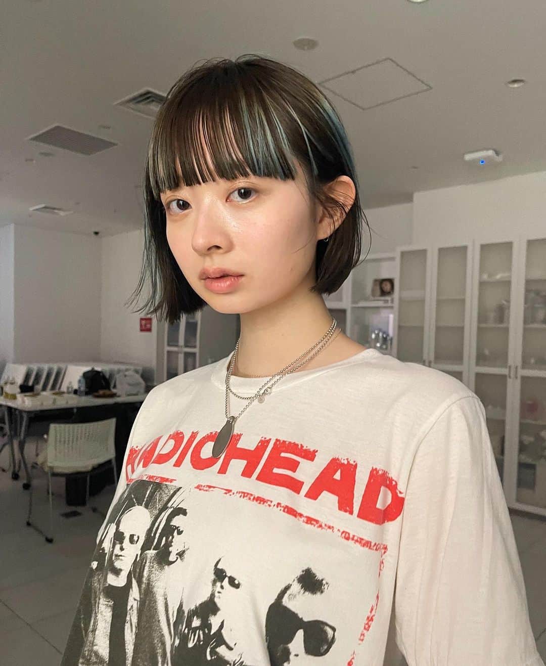 磯田 基徳のインスタグラム：「new knt💥 black＆turquoise contrast🤑🫶🏻」