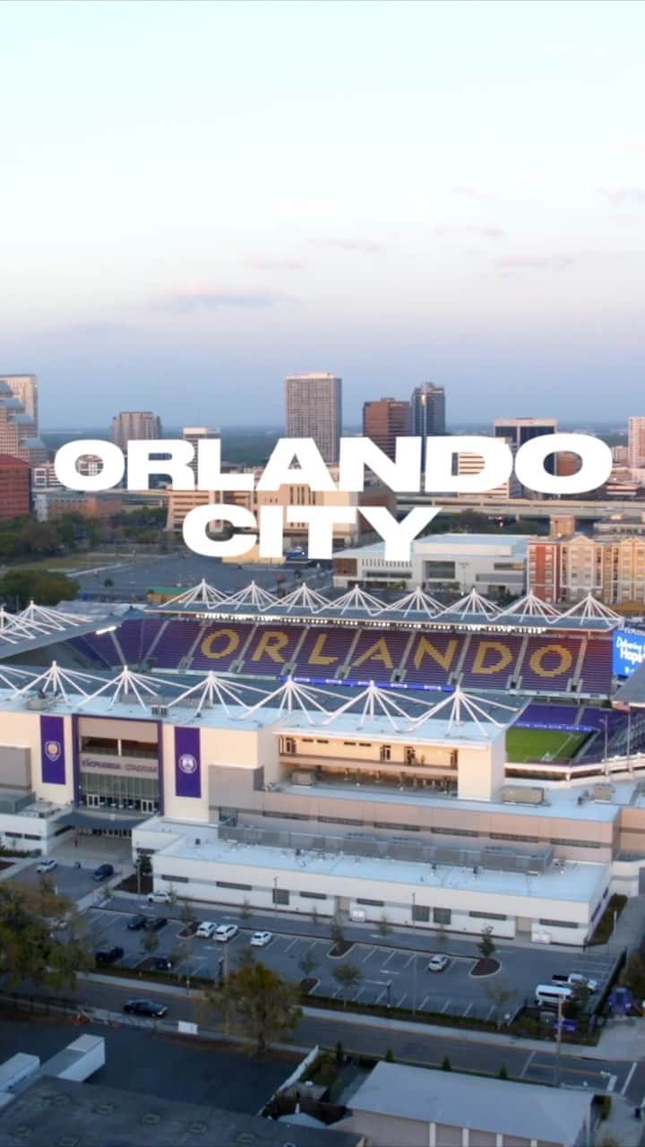 Major League Soccerのインスタグラム：「Drone Tour: @orlandocitysc — See where the magic happens through #MLSSeasonPass on @appletv. 💜」