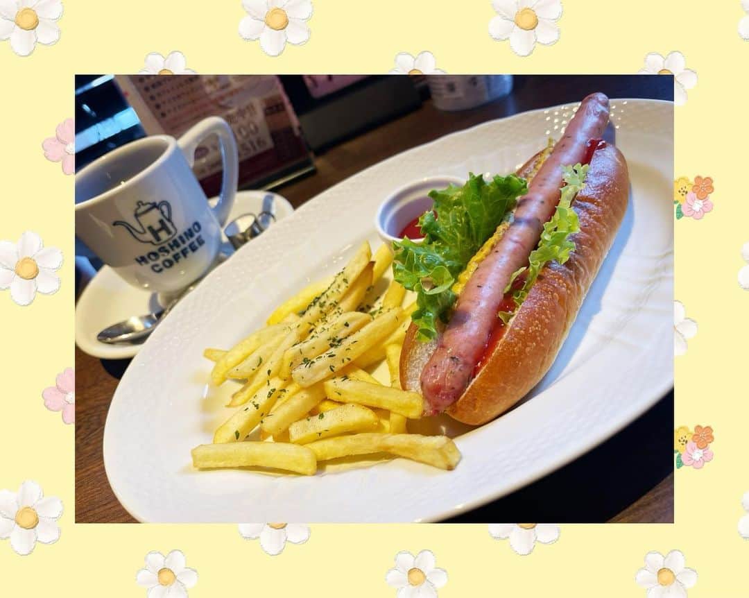 恒松あゆみのインスタグラム：「仕事の合間のおひるごはん。 今日はホットドッグな気分でした。  それにしても。 新年度の最初の1ヶ月、頑張った！ 明日からは束の間のリフレッシュタイムを満喫しようと思います。  こどもたちとたくさん遊ぶぞー！！   #仕事も遊びも全力   #テンション高い母   #ホットドッグ   #ランチ   #GW」