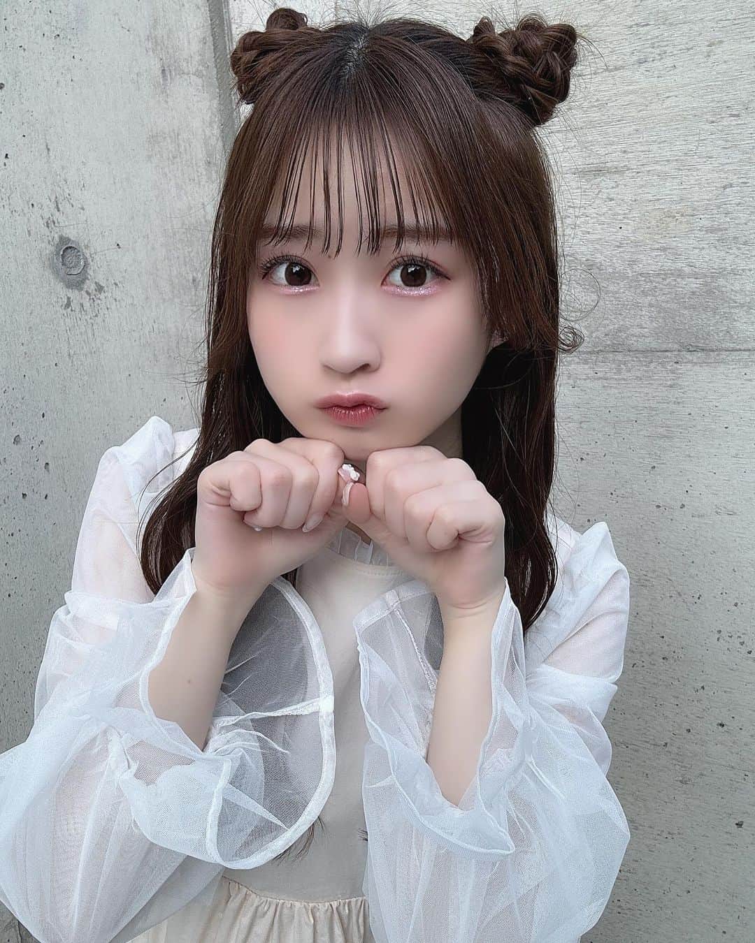 佐野心音のインスタグラム：「ヘアアレンジしてもらったー❤︎」