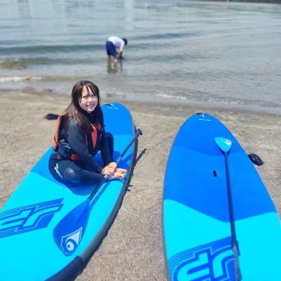 上野瑚子さんのインスタグラム写真 - (上野瑚子Instagram)「SUP初体験してきた🌊 ・ ・ ・ #sup #standuppaddle #海 #マリンスポーツ #ゴールデンウィーク #goldenweek #gw #ocean」5月3日 23時48分 - koko08_xx