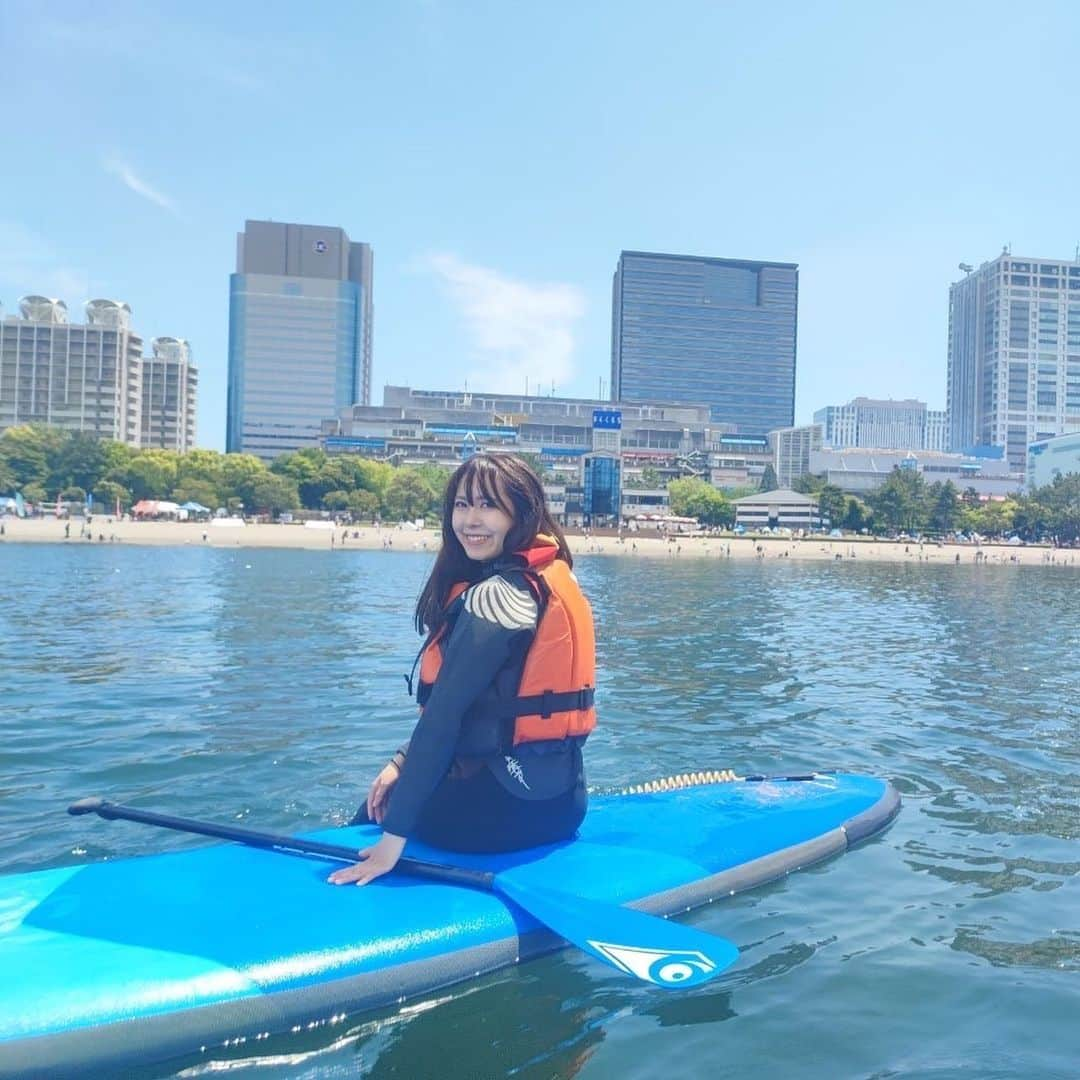 上野瑚子さんのインスタグラム写真 - (上野瑚子Instagram)「SUP初体験してきた🌊 ・ ・ ・ #sup #standuppaddle #海 #マリンスポーツ #ゴールデンウィーク #goldenweek #gw #ocean」5月3日 23時48分 - koko08_xx