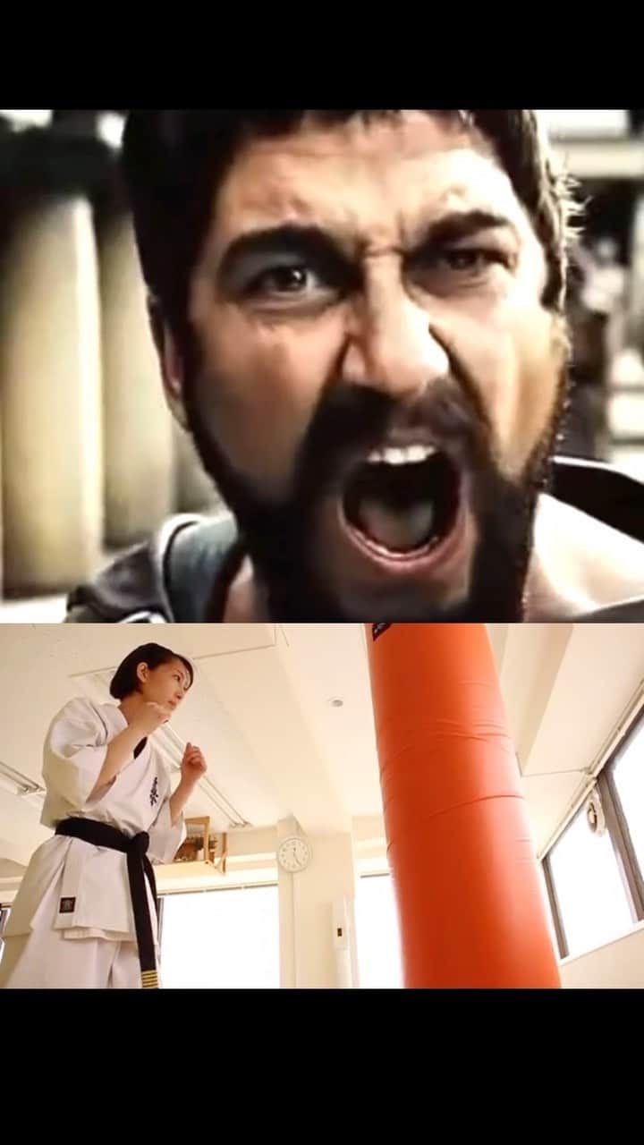 浜井美香のインスタグラム：「#kyokushin #karate #martialarts #kick #kumite #warrior #300 #Киокушин  #каратэ #空手 #تمرين  #japan #sparta」