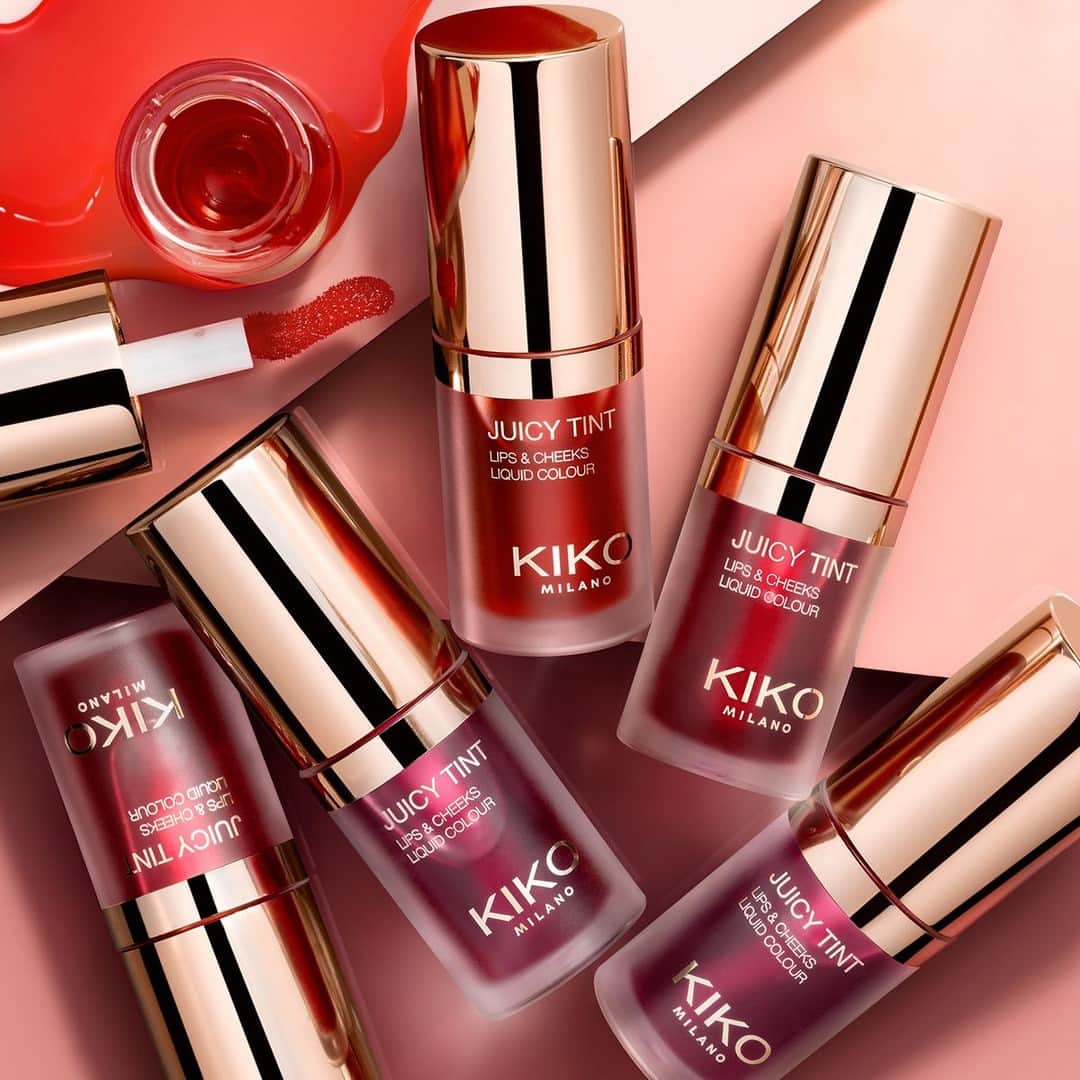 KIKO MILANOさんのインスタグラム写真 - (KIKO MILANOInstagram)「Which is your pick: 01, 02, or 03? ❤️ Discover the bright and colourful hues of the New Juicy Tint Lips & Cheeks Liquid Colour!⁣ ⁣ Shades 01, 02, 03⁣」5月4日 0時50分 - kikomilano