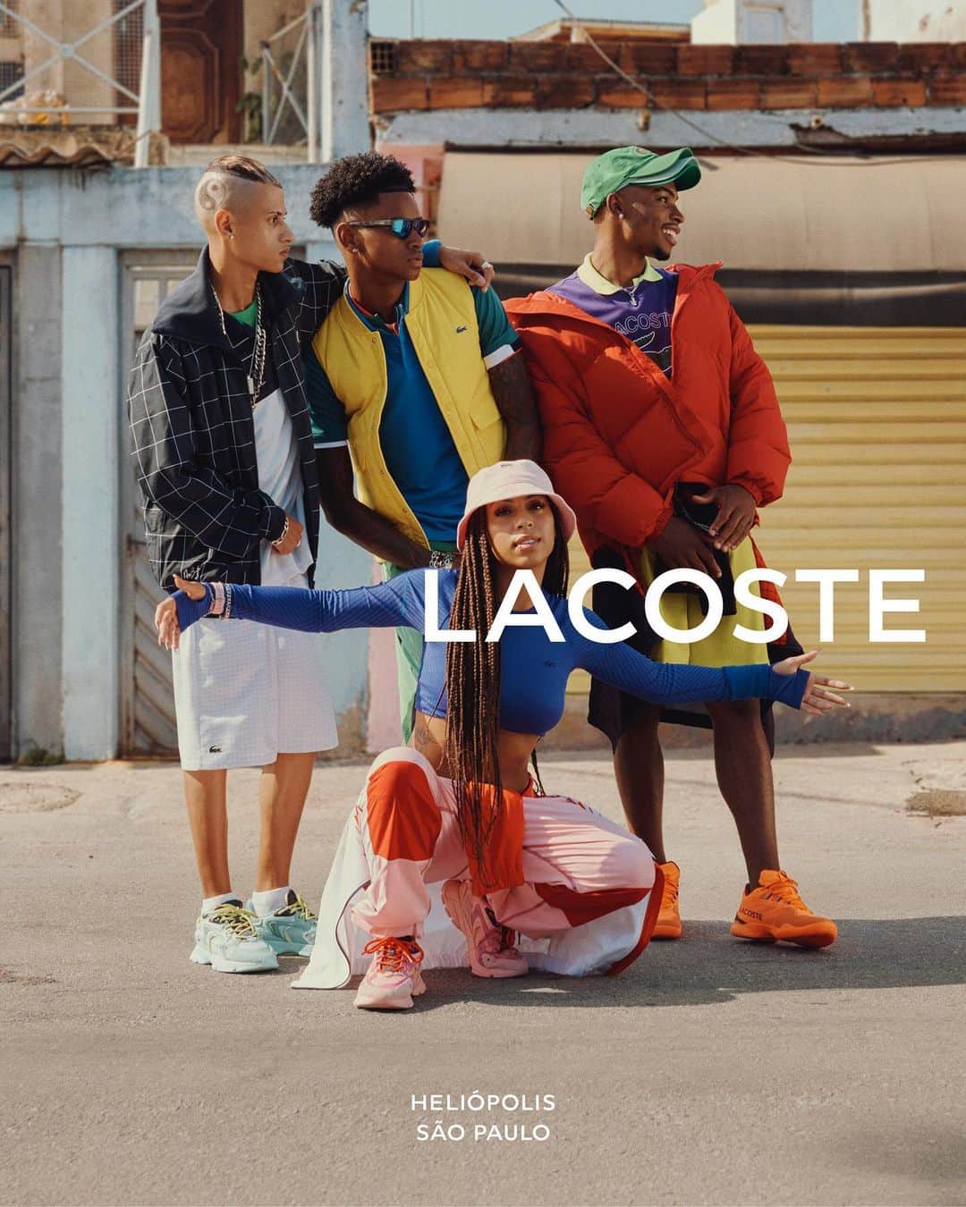 Lacosteのインスタグラム：「Moving with the world for 90 years - the Crocodile has been a rallying sign for plenty of people around the world. 🌎 Lacosteiros community from Brazil 🇧🇷 meet Japanese vintage lovers 🇯🇵 in an impossible encounter.  Their common ground? Creativity. All under the sign of the Crocodile. 🐊 #LacosteCelebrates90」