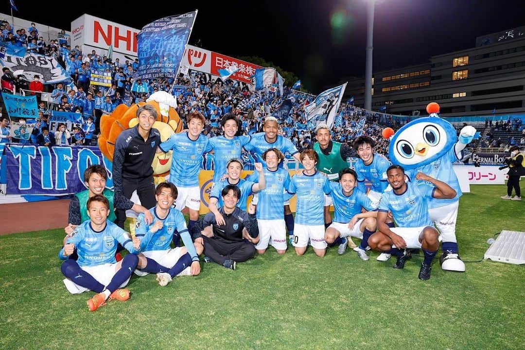 のインスタグラム：「初勝利。 ここから🔥 #横浜fc」