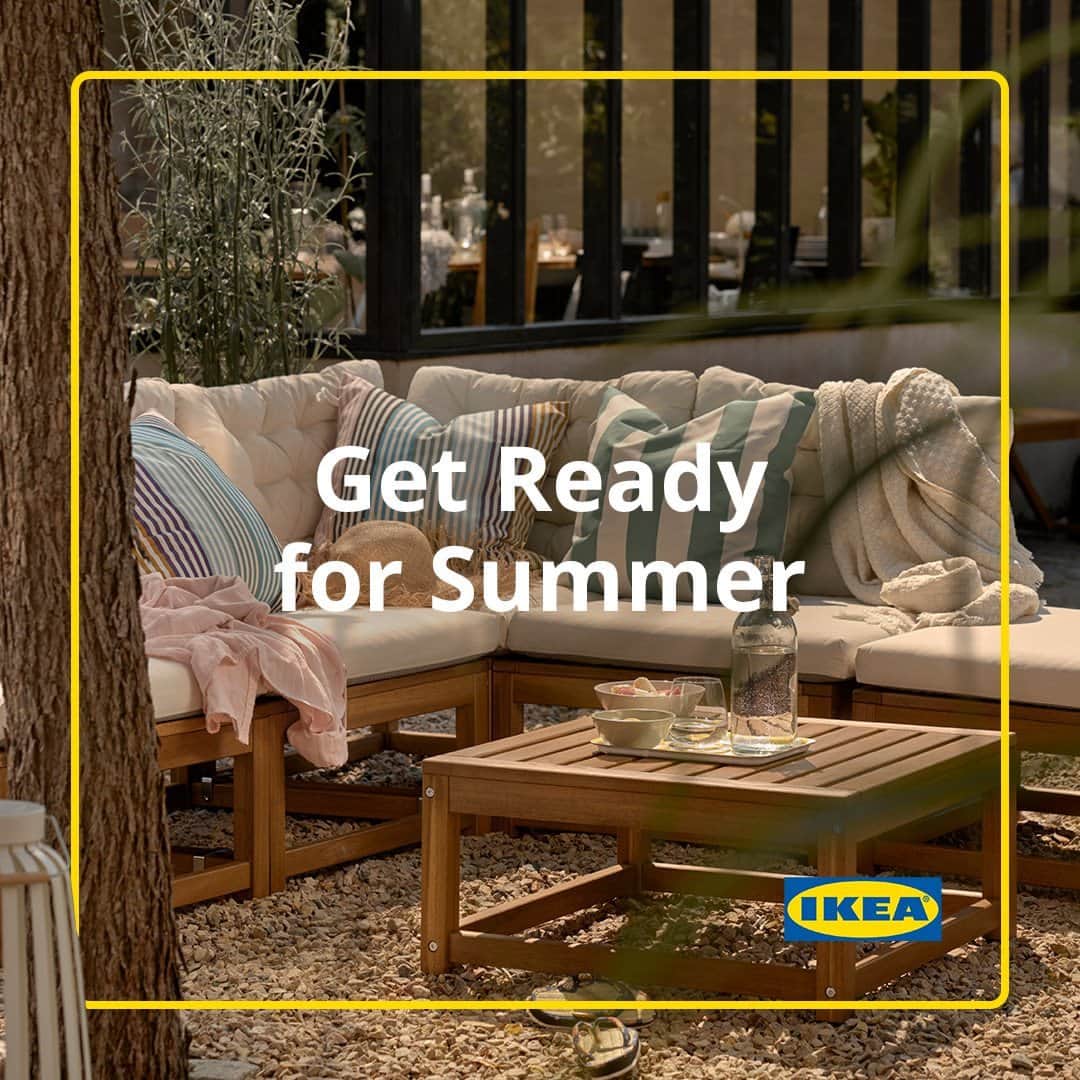 IKEA USAのインスタグラム：「You're invited! The Get Ready for Summer Sale is starting now, with offers on all kinds of ways to get your outdoor space ready for summer celebrations. Check your local store or the link in bio for more information. Offers end 5/29.」