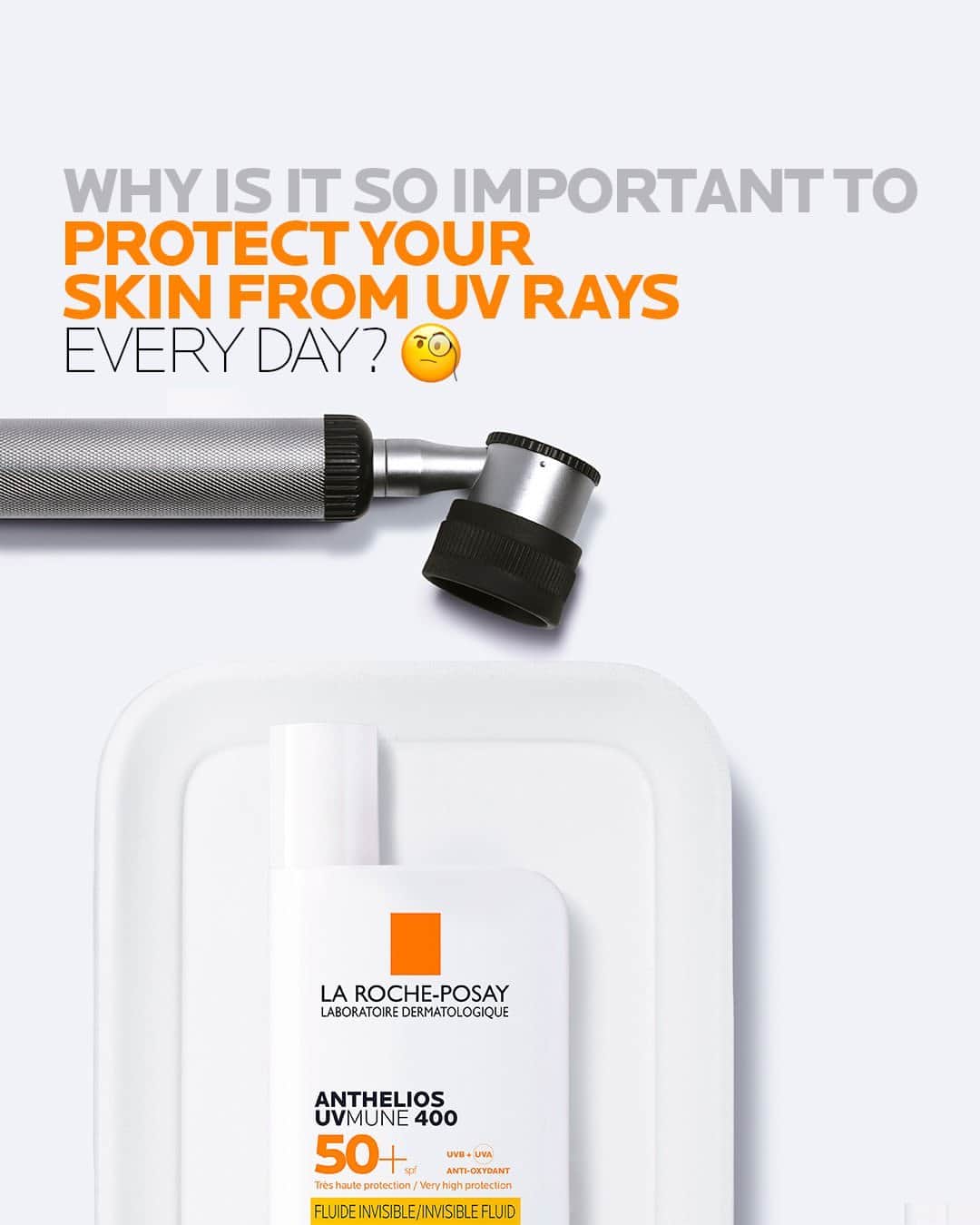 La Roche-Posayのインスタグラム：「Surprising yet true: a simple step can save your skin from a lifetime of sun damage! 🤯 Wearing sunscreen daily helps protect against the harmful effects of the sun, such as dark spots, wrinkles, and even skin cancer. Need a partner in this mission? Anthelios UVMUNE 400 SPF 50+ has got you covered!  🛡️ Maximum protection against deep cell damage 🌿 Gentle & suitable for all skin types  ✨ Ultra-resistant & invisible, non-greasy and non-sticky   Remember, it’s never too late to take care of your skin! Who’s ready to start today? 🙋‍♀️  All languages spoken here! Feel free to talk to us at anytime. #larocheposay #anthelios #sunprotection #antiageing #sensitiveskin Global official page from La Roche-Posay, France.」