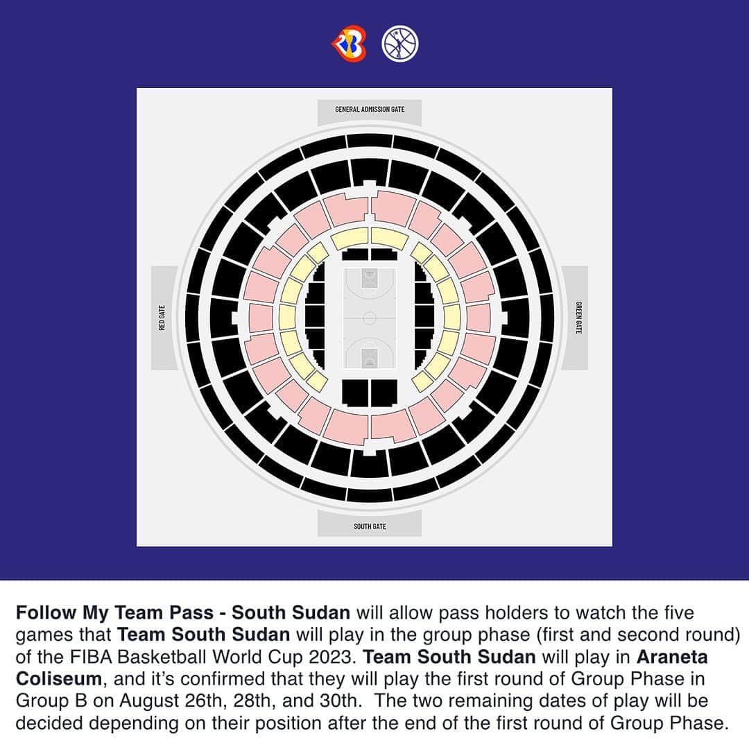 ルオル・デンさんのインスタグラム写真 - (ルオル・デンInstagram)「🎟️ You can now purchase your tickets to watch all of our @fibawc games in Manila, Philippines. Check @ssbfed bio for the link! 🇸🇸🏀   #WinForSouthSudan」5月4日 2時37分 - luoldeng9