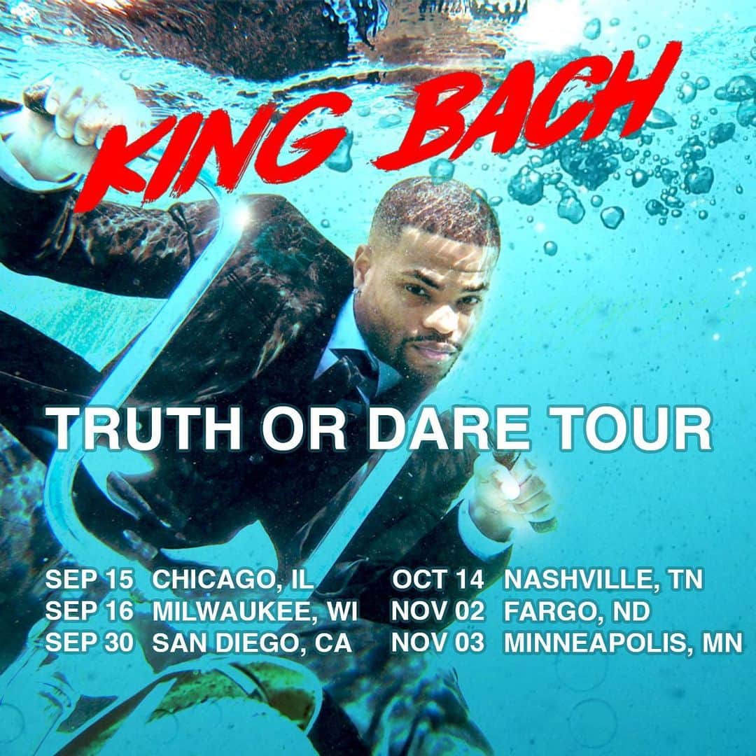 King Bachさんのインスタグラム写真 - (King BachInstagram)「‼️New Tour Dates‼️Get your tickets now!! LINK IN BIO! See you soon 🙏🏾❤️」5月4日 4時04分 - kingbach