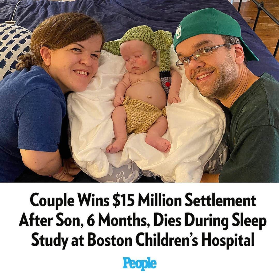 People Magazineさんのインスタグラム写真 - (People MagazineInstagram)「Becky and Ryan Kekula brought their son Jackson to Boston Children's Hospital for a car seat test and a sleep study on February 18, 2022. During the study, his parents told WCVB5 that Jackson's oxygen levels and heart rate dropped to dangerously low levels. After a half an hour, their baby boy was in cardiac arrest.  The Massachusetts Department of Public Health later investigated Jackson's case and found that hospital staff made a series of errors that left him without oxygen for more than 20 minutes. Read the full story at the link in our bio. | 📷: Becky Kekula」5月4日 4時59分 - people