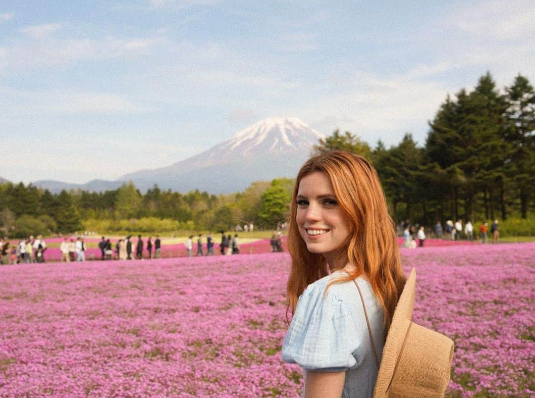 シドニー・シエロタさんのインスタグラム写真 - (シドニー・シエロタInstagram)「I will never get over how beautiful this was 😭🌸🌷🎀💖🫶🏻  #mtfuji」5月4日 8時13分 - sydneysierota