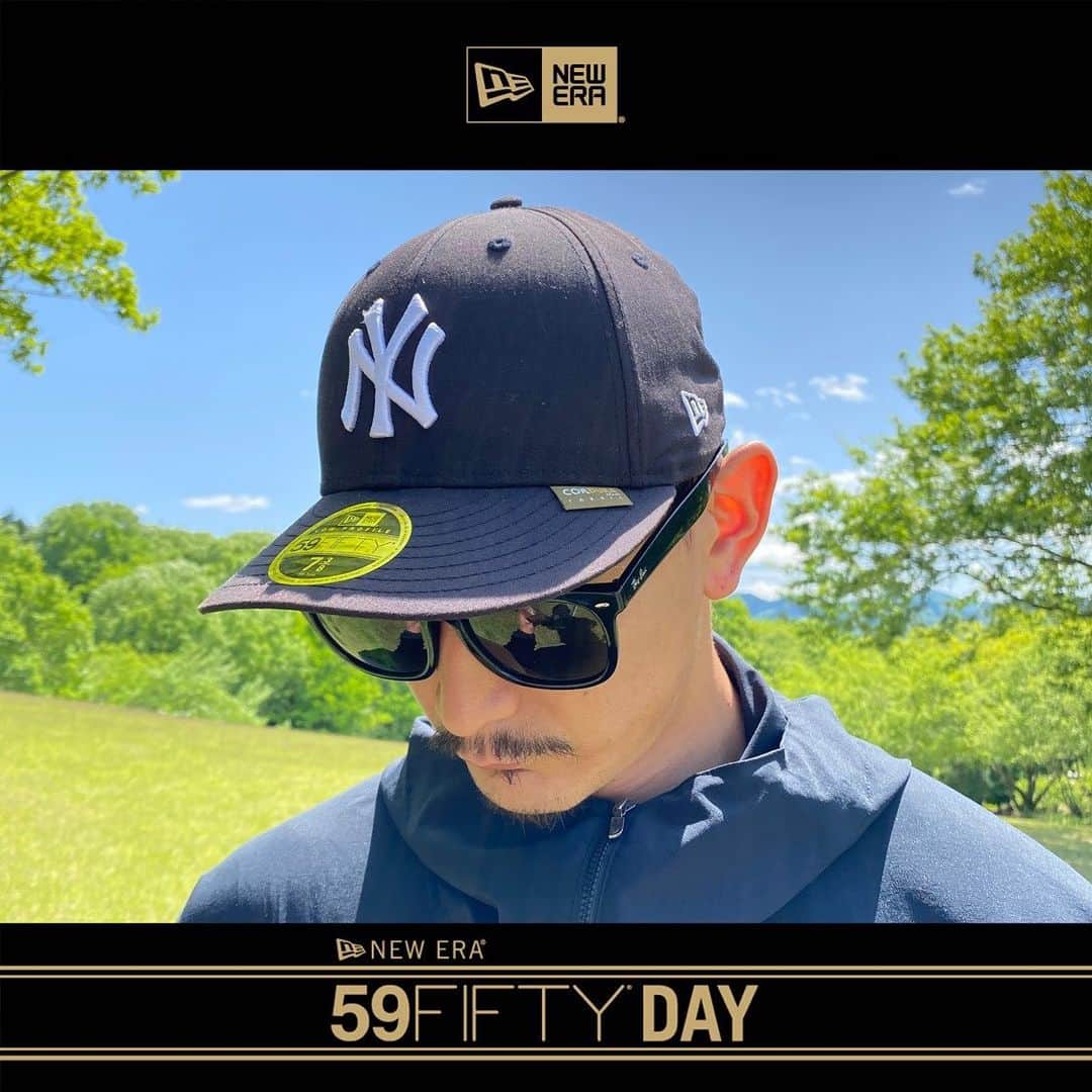 信太弘樹のインスタグラム：「"59FIFTY DAY "  5/9は「ニューエラ」を代表するヘッドウェア59FIFTYの日🧢  キャンペーンもやってるみたいだよー！！  #59FIFTYDay #59fiftyday #NewEra #NewEraJapan #newera #neweracap #newerajapan #newyorkyankees #yankees #ny」