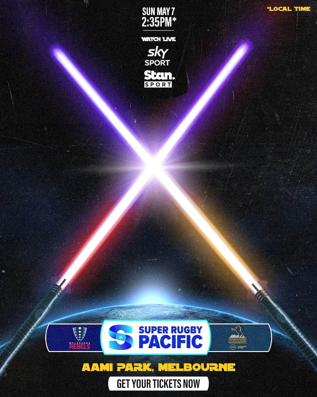 Super Rugbyさんのインスタグラム写真 - (Super RugbyInstagram)「The Round 11 fixtures from a galaxy far, far away 🌌  #MayThe4th #SuperRugbyPacific」5月4日 10時01分 - superrugby