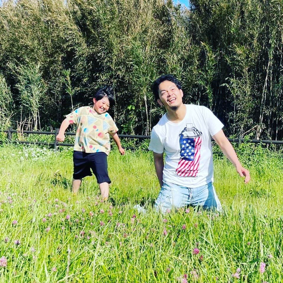 福田洋のインスタグラム：「Joy to the World🌏  #こどもの日  #俺がこどもでこどもが俺で」