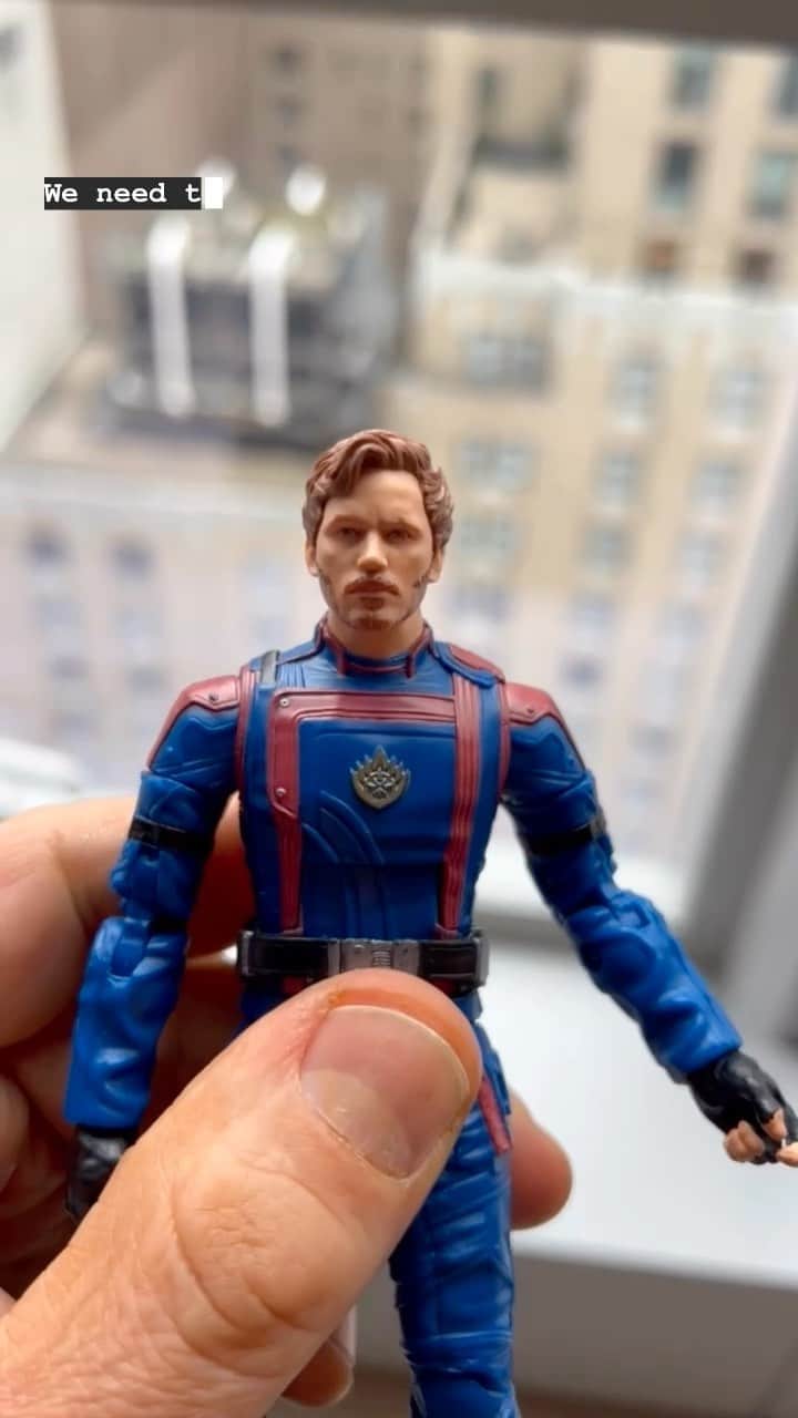 クリス・プラットのインスタグラム：「Incredible behind the scenes footage for the cinema buffs who are interested in how these movies are really made.」