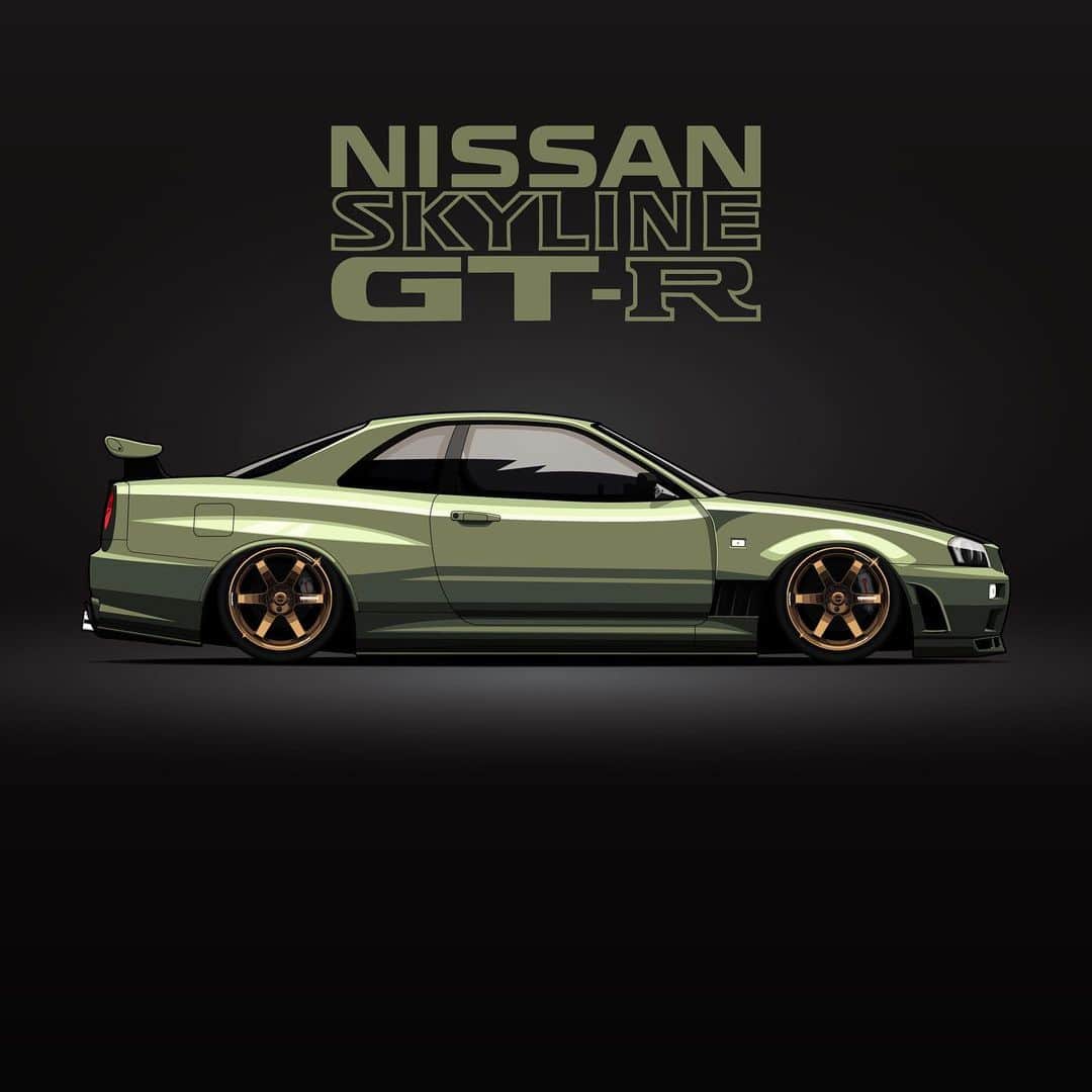 Nissanさんのインスタグラム写真 - (NissanInstagram)「Swipe through to see the beautiful Nissan Skyline GT-R come to life! Thank you @Artforce.s15 for this amazing illustration! Don’t forget to keep tagging us in your amazing #NissanFanArtFriday artwork! #Nissan #NissanGTR」5月5日 21時45分 - nissan