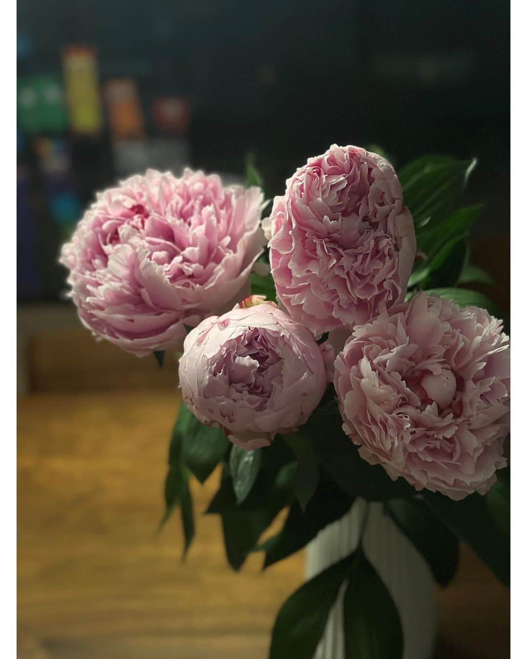 佐々木希さんのインスタグラム写真 - (佐々木希Instagram)「芍薬。 綺麗だなぁ♡ 夜に眠い目を擦りながら見た芍薬もそれはそれは美しい…  今お家？って、お花を届けてくれたcharの優しさ嬉しかった🫶 ちょうどお家に気持ちがあがるお花が欲しいなぁと思っていたところでした🥹感謝♡」5月4日 14時13分 - nozomisasaki_official