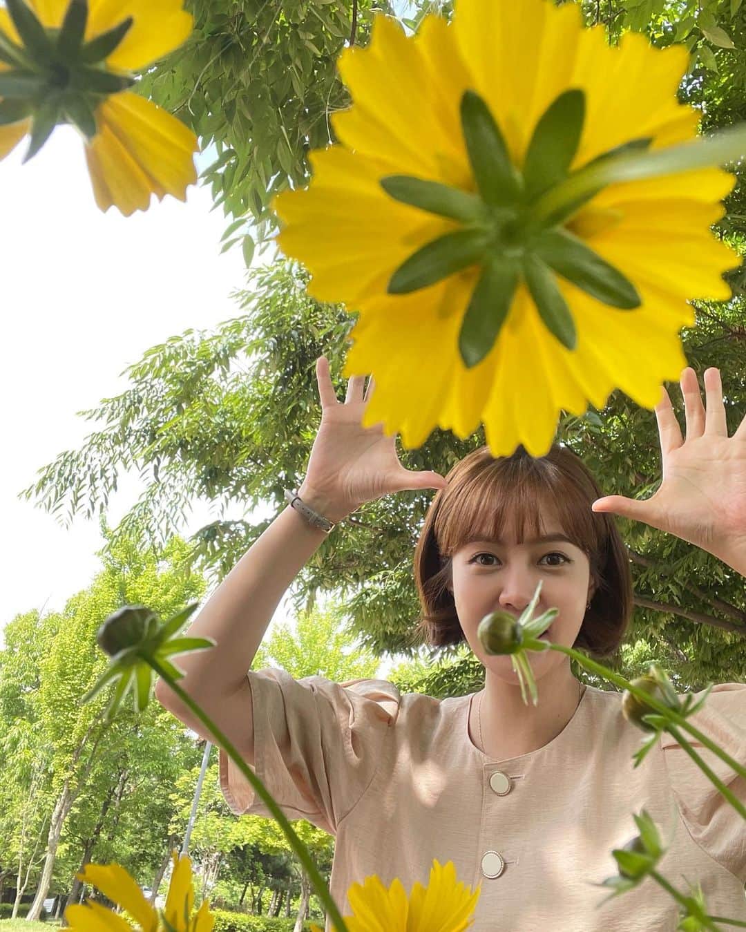 チェ・ユニョンのインスタグラム：「🌼」