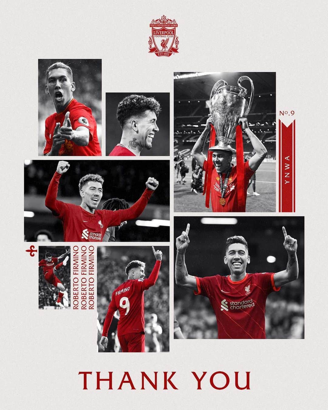 リヴァプールFCさんのインスタグラム写真 - (リヴァプールFCInstagram)「Obrigado, Bobby ❤️」6月2日 18時00分 - liverpoolfc