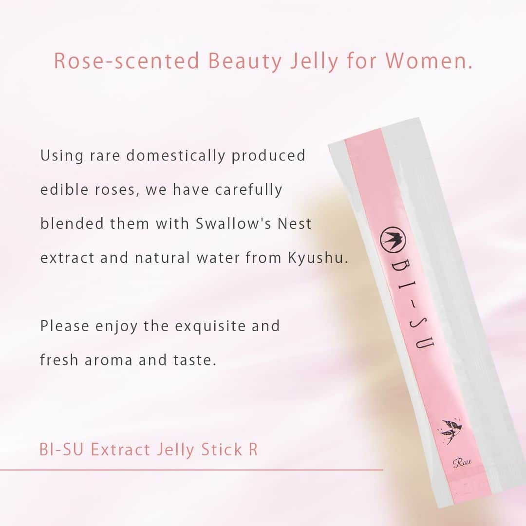 美巢（BI-SU） さんのインスタグラム写真 - (美巢（BI-SU） Instagram)「Supporting the power to protect from within the body. Aiming for beauty and health with 'BI-SU Extract Gel Stick.'  'BI-SU Extract Gel Stick Rose' is a luxurious concentration of natural swiftlet's nest and rose, which brings delightful benefits to women's health and beauty.  Each rose is hand-picked at the perfect moment when its fragrance is at its peak, allowing you to enjoy the exquisite and fresh scent with every bite.  Captivating the mind and body in an instant. An intensely aromatic and rich rose that blooms with a single bite—just for you.  ━...━...━...━...━...━ ○ BI-SU Extract Gel Stick (Rose) ━...━...━...━...━...━  #bisu #美巢bisu #birdnest #superfood #beauty #health #skincare #美巢BISU #sustainability #gift」6月2日 18時17分 - bi_su_official_global