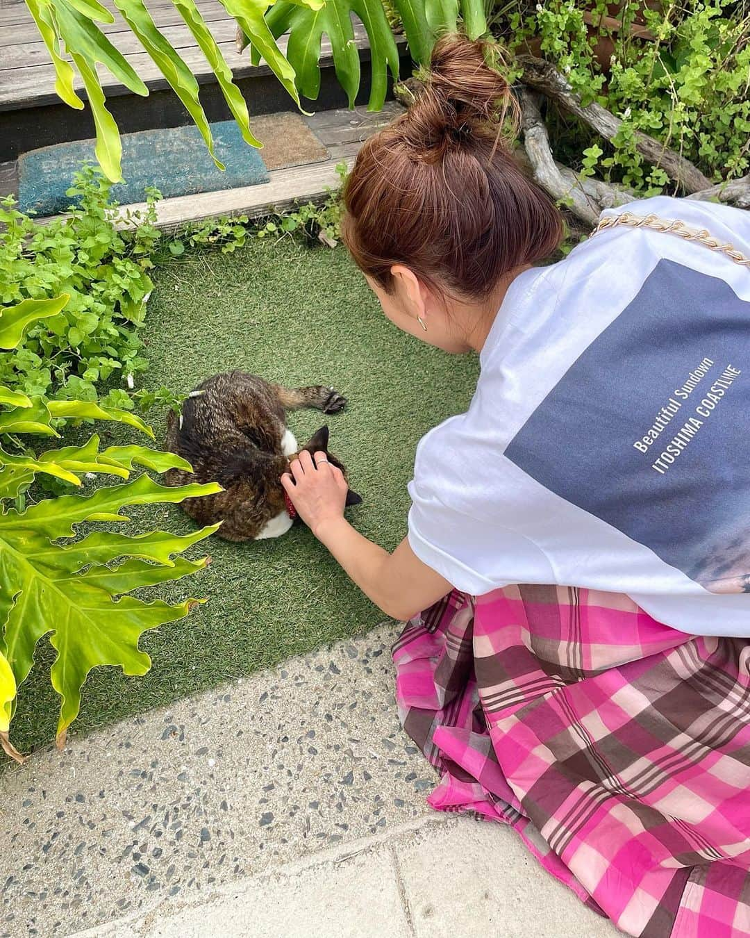 ほのかさんのインスタグラム写真 - (ほのかInstagram)「東京は大雨.. 雷鳴ったり風も強いから怖いね🥲、 警報が出ている地域も多いから、 外出の際は気をつけよう!💦  福岡の糸島に行った時の 思い出に浸ってたんだけど そこから見える海が最高でしょう~ かわいい🐈ちゃんとも出会った❤︎  ・  ・」6月2日 10時15分 - nononon159