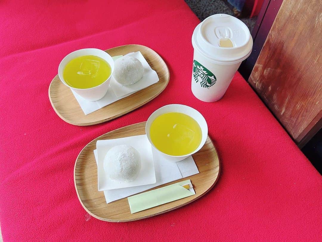 横槍メンゴのインスタグラム：「昨日はしろ先生と御苑さんぽしたよ～♪ いろいろな公園に行くのが好きです⛲️」