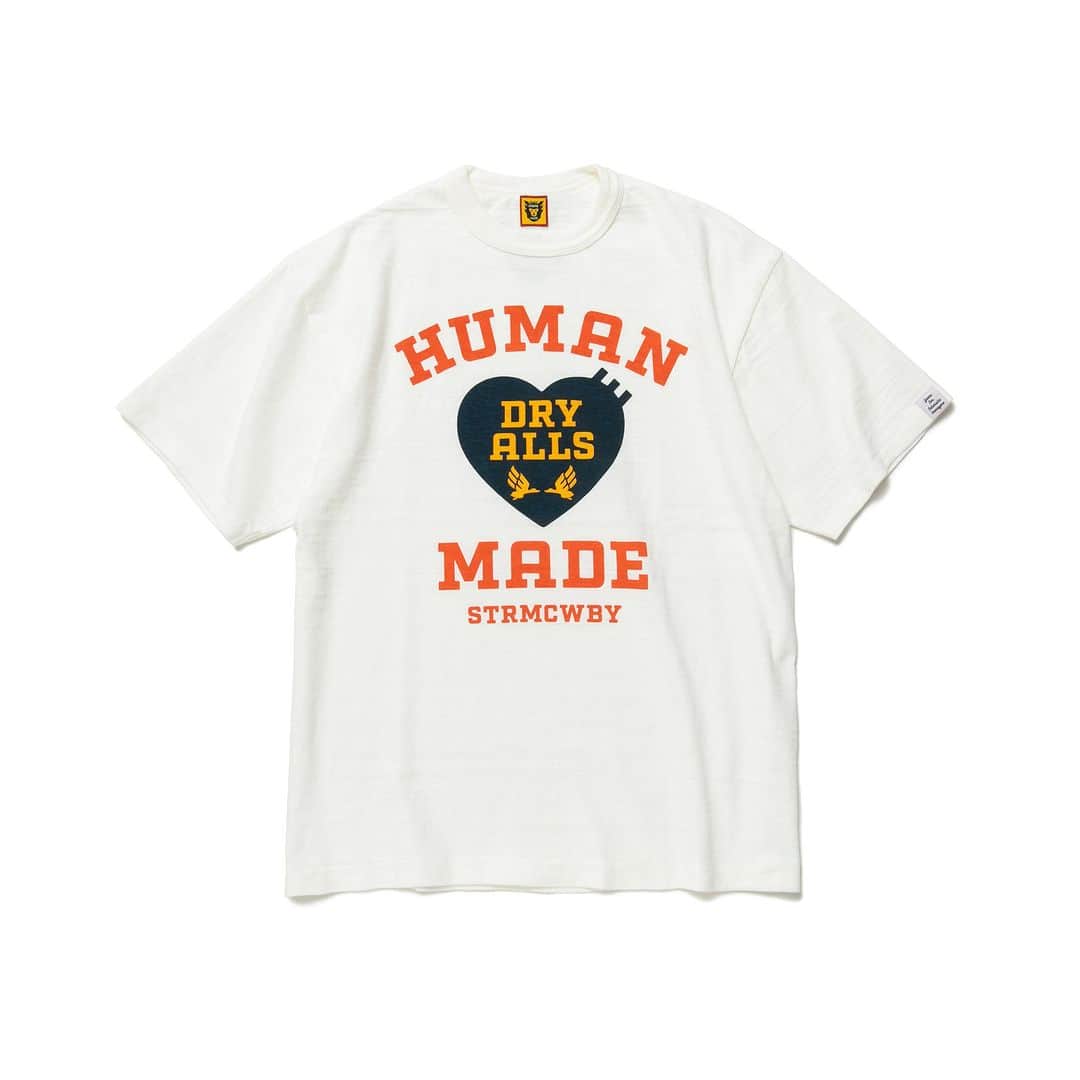 HUMAN MADEさんのインスタグラム写真 - (HUMAN MADEInstagram)「"GRAPHIC T-SHIRT #08" is available at 3rd June 11:00am (JST) at Human Made stores mentioned below.  6月3日AM11時より、"GRAPHIC T-SHIRT #08” が HUMAN MADE のオンラインストア並びに下記の直営店舗にて発売となります。  [取り扱い直営店舗 - Available at these Human Made stores] ■ HUMAN MADE ONLINE STORE ■ HUMAN MADE OFFLINE STORE ■ HUMAN MADE HARAJUKU ■ HUMAN MADE SHIBUYA PARCO ■ HUMAN MADE 1928 ■ HUMAN MADE SHINSAIBASHI PARCO  *在庫状況は各店舗までお問い合わせください。 *Please contact each store for stock status.  HUMAN MADE定番の丸胴ボディーを使用したグラフィックTシャツ。 スラブ生地ならではの柔らかく独特な風合いと、オリジナルグラフィックが特徴です。  Graphic T-shirt with Human Made's standard rounded body. Woven with uneven slub yarn, it has a soft texture and is adorned with an original graphic.」6月2日 11時09分 - humanmade