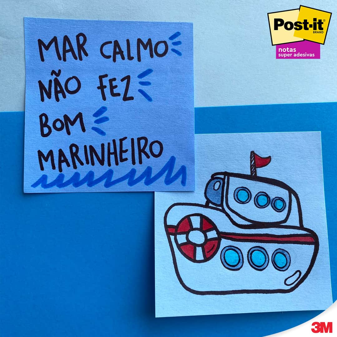 Post-it Brasilのインスタグラム：「Cada obstáculo te ensina uma lição que seu eu do futuro agradecerá. 🙌 #SextaPostitiva #LiberteSuasIdeias」