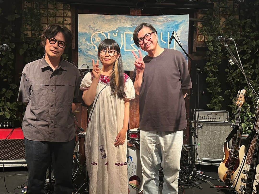 土井コマキのインスタグラム：「くるり磔磔からライブ音源とインタビューを。 6/1は802の34回目のバースデーでした。 #fm802 #くるり」