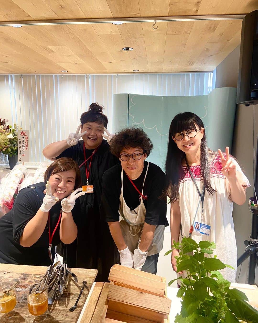 土井コマキさんのインスタグラム写真 - (土井コマキInstagram)「シチニア食堂が、開局記念日のケータリングを。嬉しい。美味しい。野菜のミネラルたっぷりにFM802の34才をスタート！ありがとうございました。 ちゃんと写真撮っておきたかったなあ…。 #シチニア食堂」6月2日 16時04分 - doikomaki