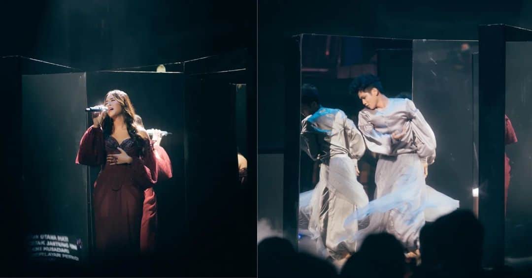 Raisa Andrianaさんのインスタグラム写真 - (Raisa AndrianaInstagram)「Gak afdol kalo gak bawain medley haha throwback waktu road to allobank festival kemarin medley pemeran utama x terjebak nostalgia wearing fairygown @lisajuofficial ❤️  Makeup / @ferryfahrizal Hair / @ibaayy___ Styled / @astecat @baloarenthus.lie Photo / @davianakbar」6月2日 16時43分 - raisa6690