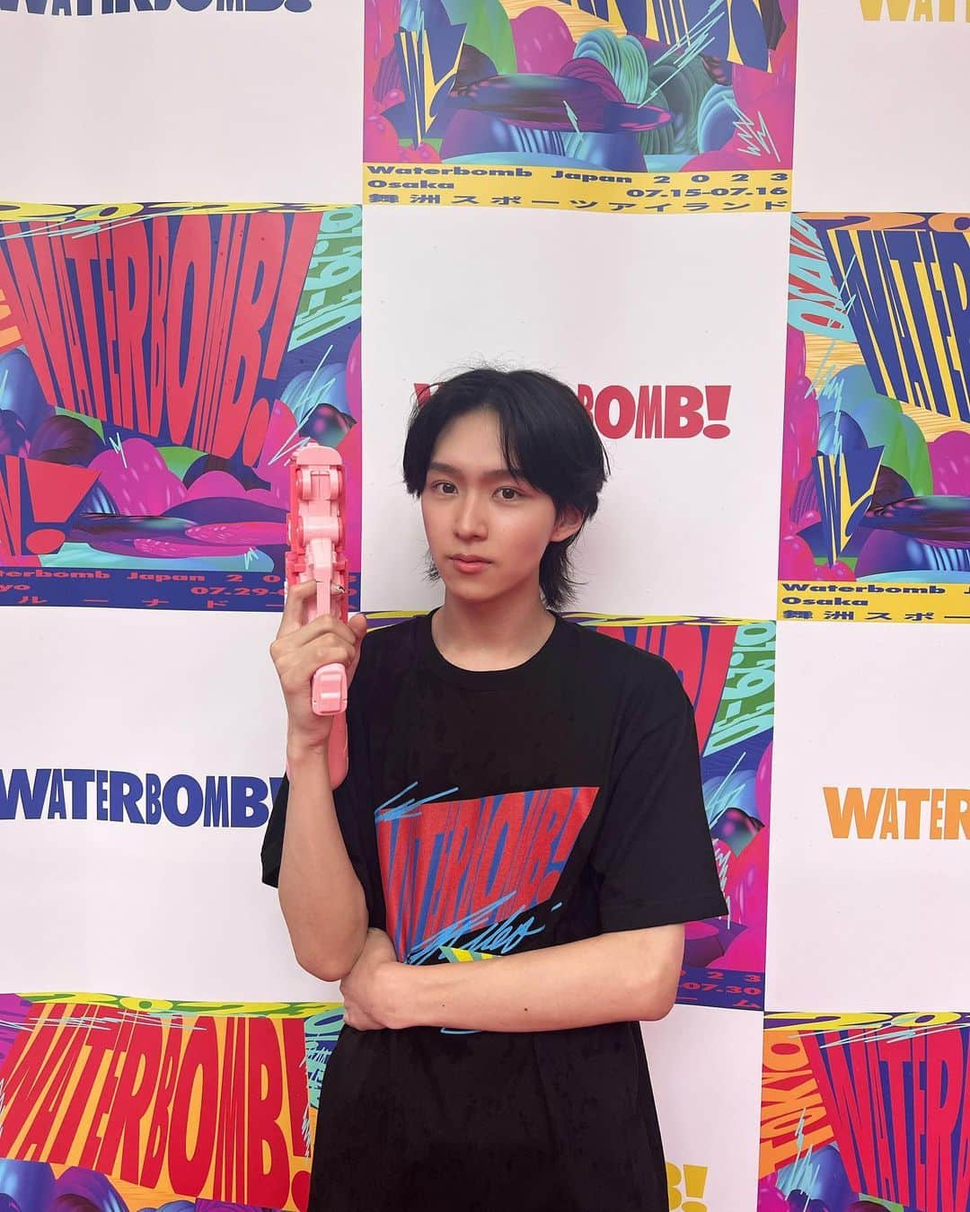 こまのインスタグラム：「一足先に夏っぽい事してきました！ 楽しかった〜！  @waterbomb_tokyo_official @waterbomb_osaka_official @waterbomb_nagoya_official  #ウォタボムヤバイ #ウォーターボム #waterbombjapan #夏フェス #フェス #pr」