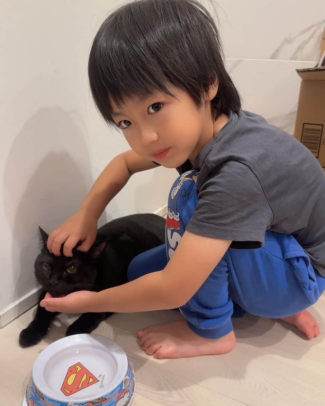川崎希さんのインスタグラム写真 - (川崎希Instagram)「Bon🐈‍⬛  近々皆さんにご報告があります🖤  #黒猫 #ボンベイ」5月29日 20時42分 - kawasakinozomi
