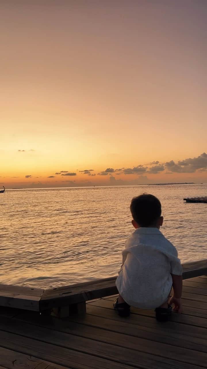 サビーナ・アルシンベコバのインスタグラム：「Мой самый, лучший подарок 🩵  #mashaallah #myson #love #family」