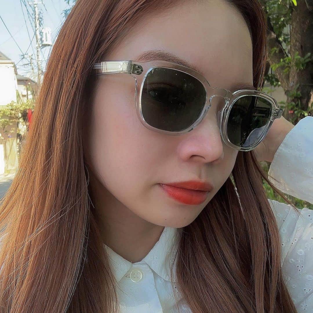 福地夏未さんのインスタグラム写真 - (福地夏未Instagram)「🕶️ やっとのおにゅー  _ #moscot #sunglasses #サングラス #ootd #code」5月29日 21時25分 - natsuminmin19