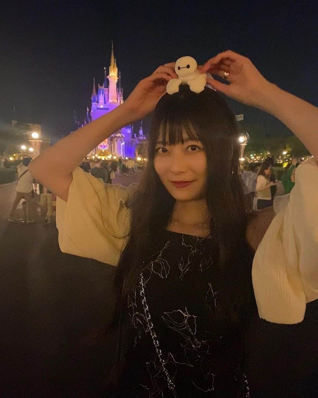 藤井美希のインスタグラム：「. お誕生日でした！ベイマックス！  今年の私のこともどうぞよろしくお願いいたします、 いつもありがとう  ♡♡♡  #disney  #disneyland #ディズニー#ディズニーランド #ベイマックス」