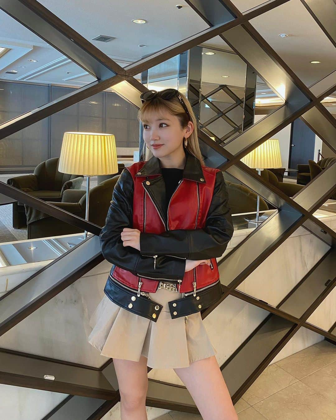 久保玲奈さんのインスタグラム写真 - (久保玲奈Instagram)「#ad #SHEIN⁣ ⁣ 私好みなライダース♟❤️‍🔥⁣ ⁣ ━━━━━━━━━━━━━━━⁣ ⁣ クーポンコード：reina2023⁣ ⁣ クーポンコードを入力で⁣ 5,999円まで15%OFF⁣ 6,000円以上20%OFF⁣ ⁣ 6/30まで利用できます ✔︎︎︎︎⁣ ⁣ ━━━━━━━━━━━━━━━⁣ ⁣ ＜商品ID＞⁣ biker jacket：11102386⁣ ⁣ ⁣ #SHEINforALL ⁣ @shein_japan @sheinofficial⁣」5月29日 21時15分 - reina_kubo_official