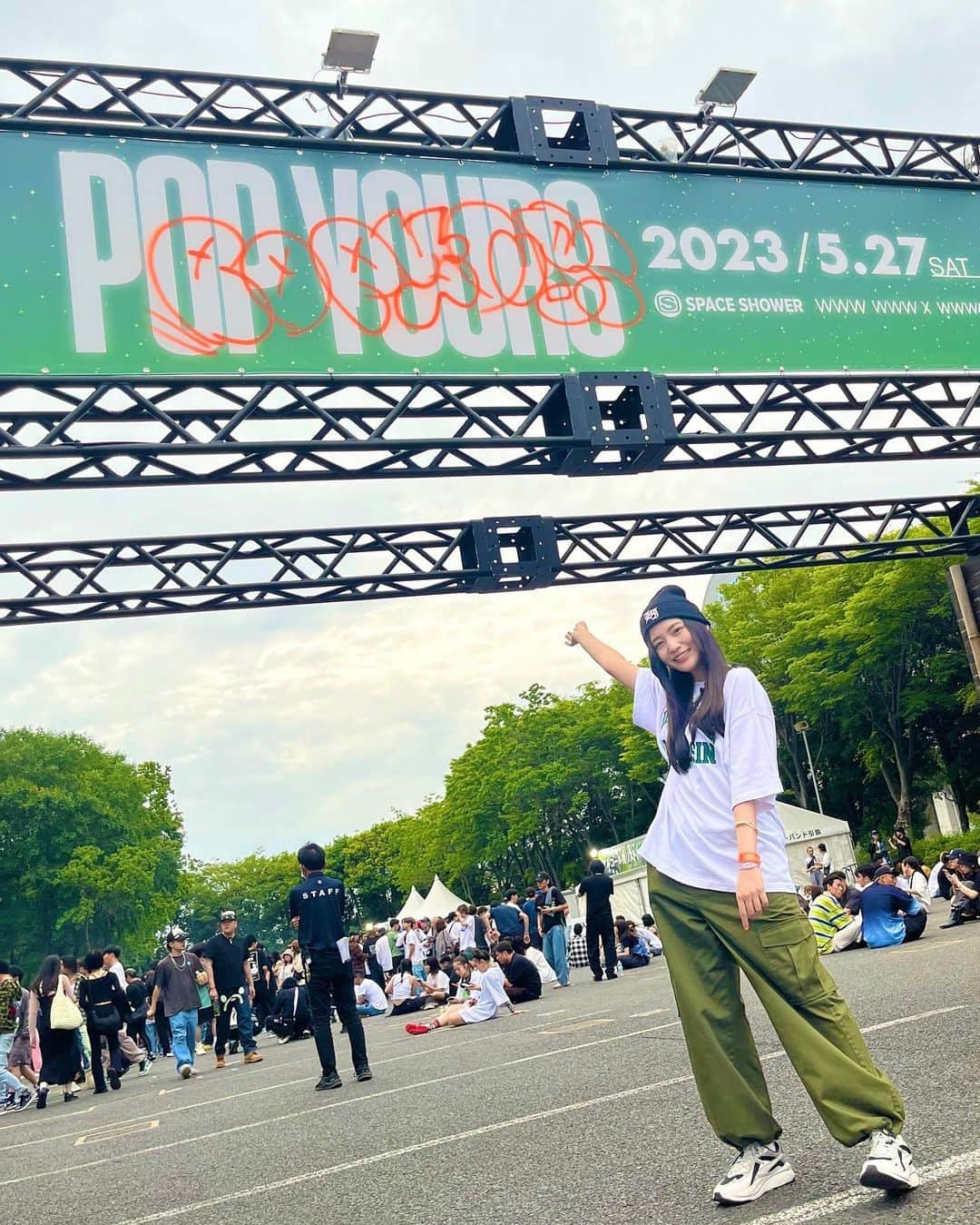 花岡咲さんのインスタグラム写真 - (花岡咲Instagram)「_  POPYOURS楽しかった〜！  去年行けなかったから今年は全力で楽しめて大満足です♡  #popyours  #幕張メッセ」5月29日 21時39分 - hanaoka_saki34