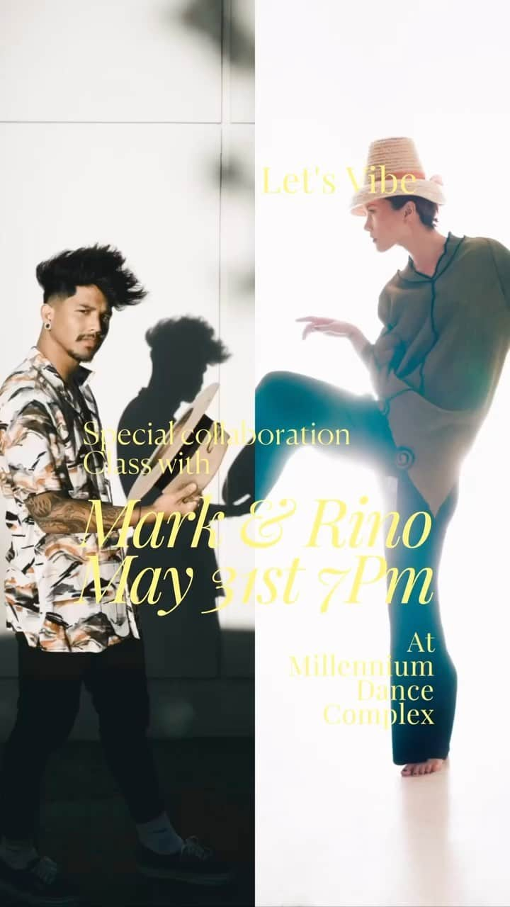 仲宗根梨乃のインスタグラム：「📣Special collaboration Dance Class with @markvillaver & @rinokinawa at @mdcdance 🔥. 🗓️May 31st Wednesday 7pm-8:30pm. 💰Price $22 (see different options on @mdcdance website) 📍11528 Ventura Blvd Studio City, CA 91604. .  We are so excited to Teach our combo together and hope to see you there💥Let’s Dance and Vibe #dance #class」