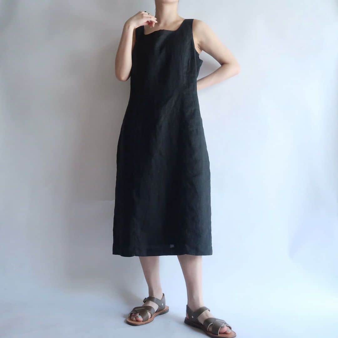 TheSunGoesDownさんのインスタグラム写真 - (TheSunGoesDownInstagram)「linen sleeveless dress  staff 157cm」5月29日 14時35分 - tsgd_tokyo